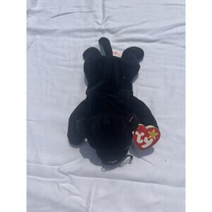 Ty Beanie Baby Velvet the Black Panther 1995 Retired Plush Toy, RARE ERRORS